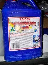Chemical poured daily broad daylight in the “saltwater lagoon” whilst guest were bathing then canisters disposed of nearby