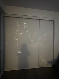 See through mini blinds