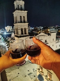 Esta es la visita que tenia desde mi habitación hacia el malecón.