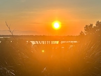 Sunset from the balcony