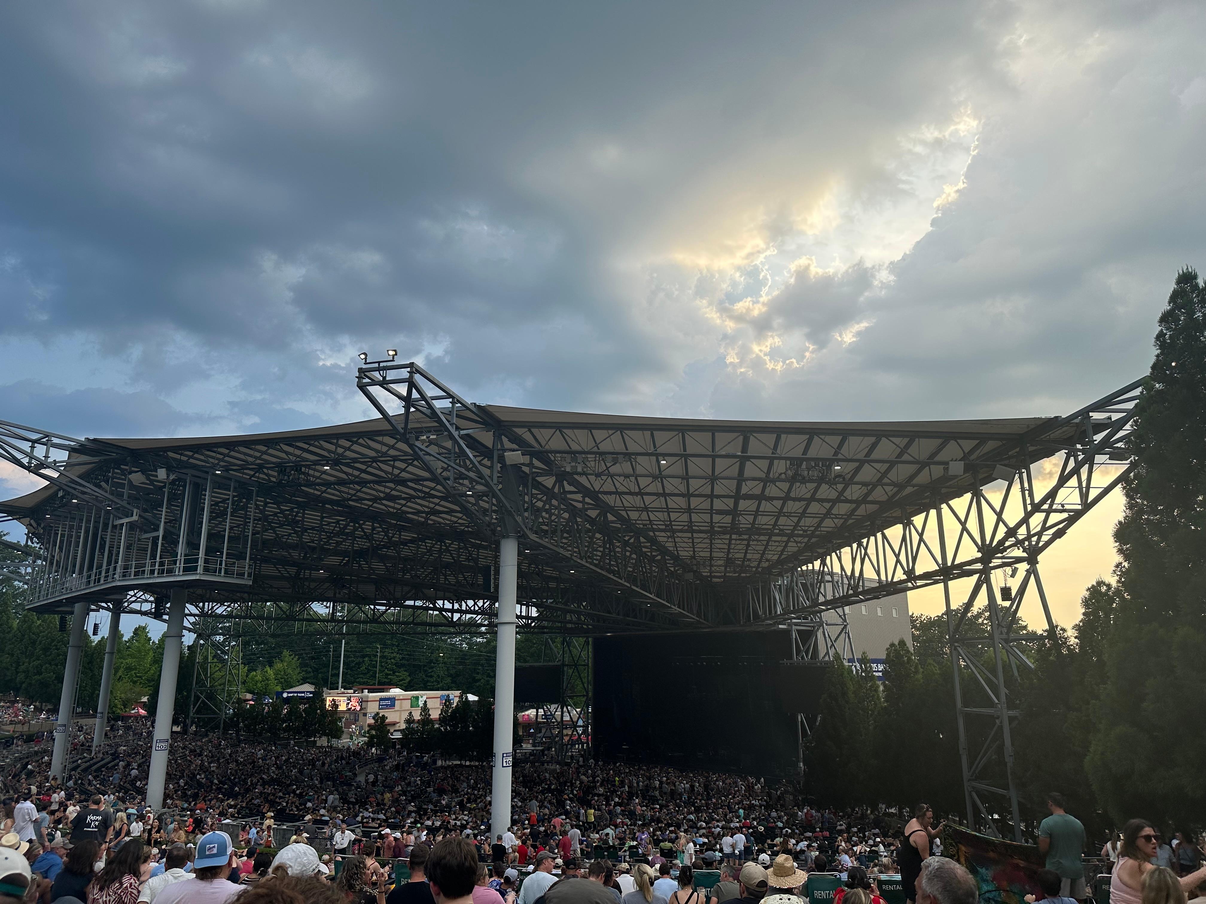 DMB concert at the Ameris Bank amphitheater 