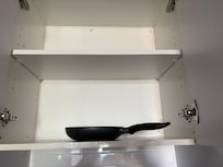 No Pots and Pans - just a 6” frying pan