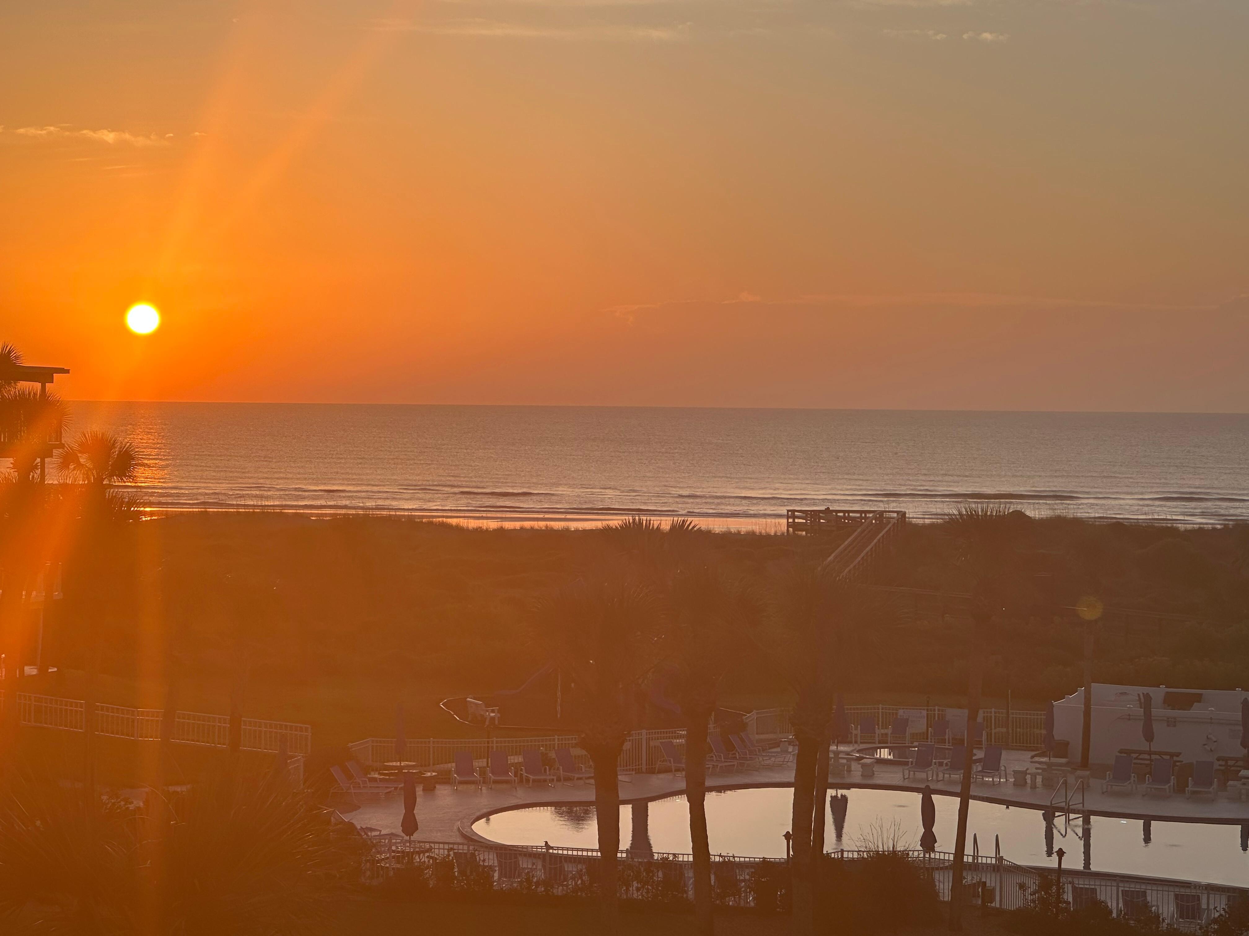 From the balcony
