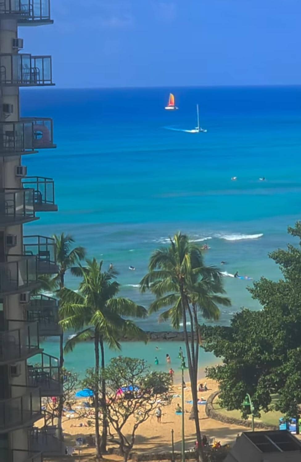 This was one of our views from the room.We were staying in 😍🥰