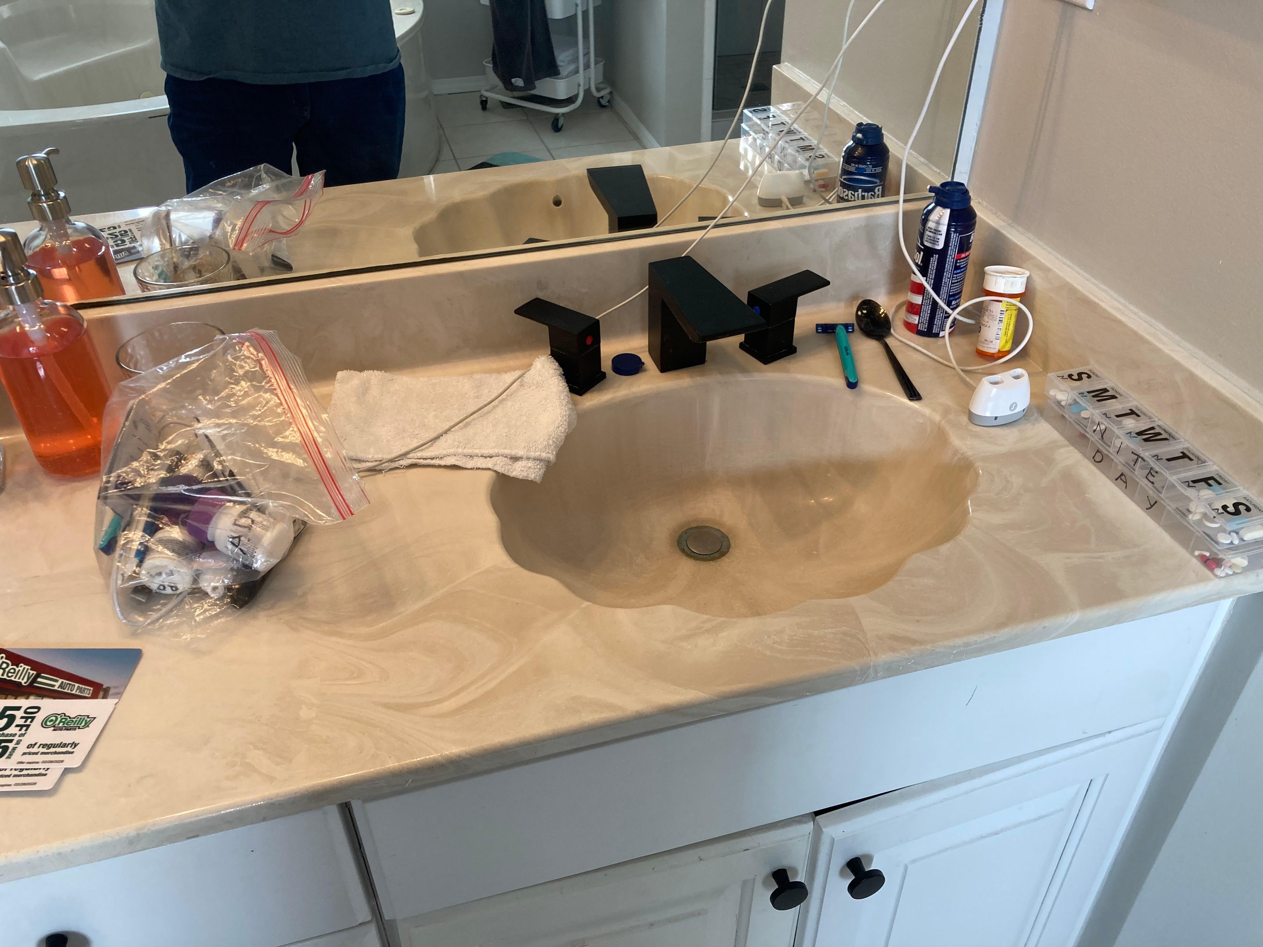 Hot Water faucet in MB sink that wasn’t working
