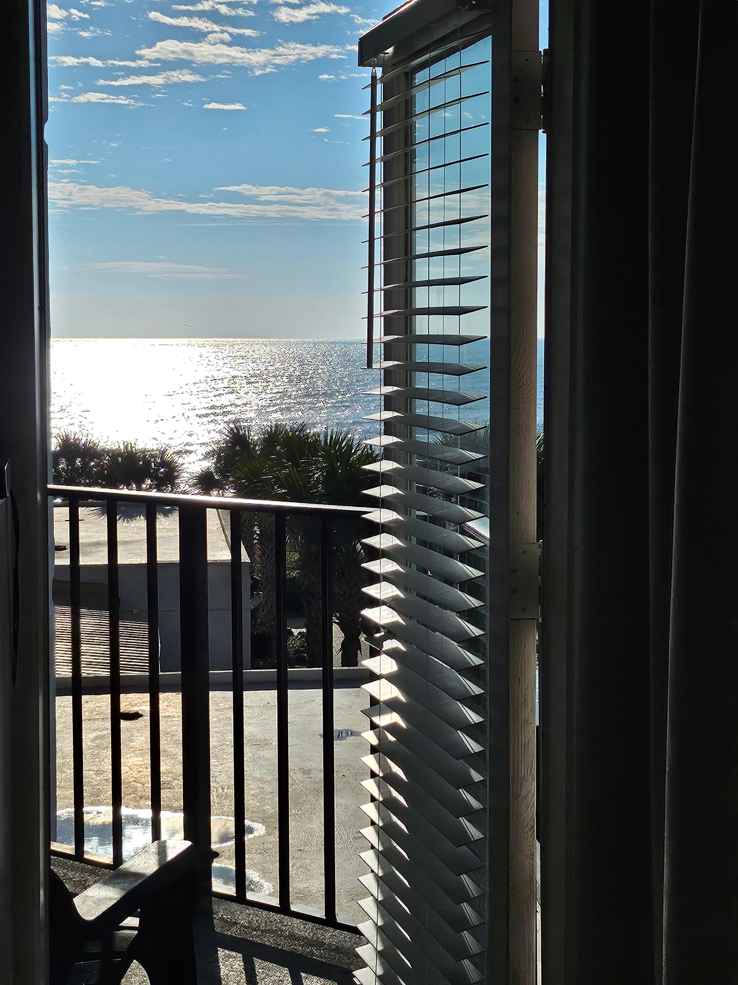 The master view was beautiful to wake up to!