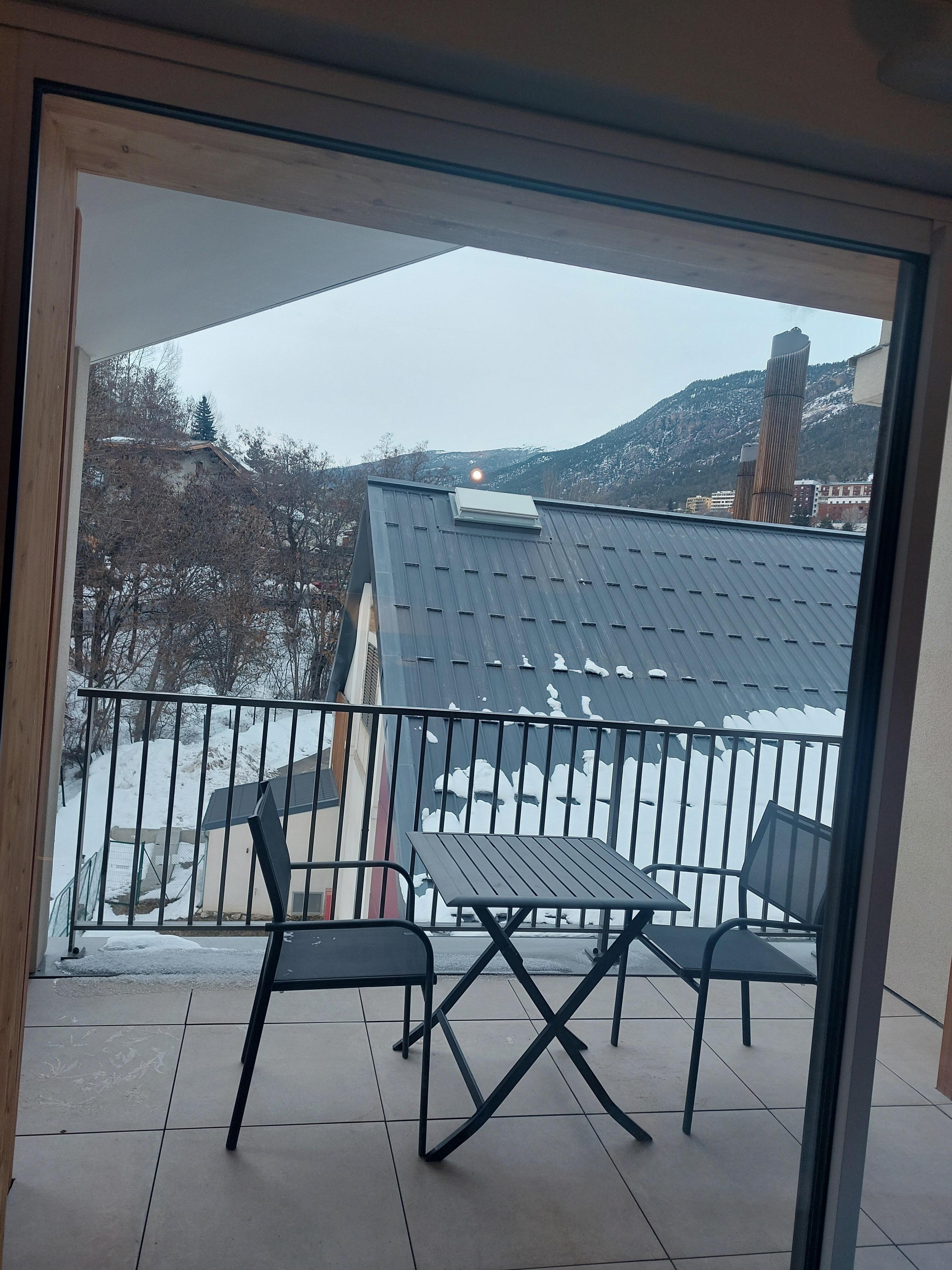 Petite terrasse pour journées ensoleillées