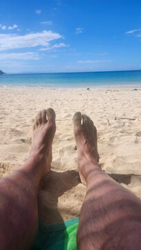 À 30 secondes à pied de la plage.