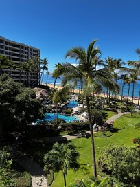 The view from the balcony.