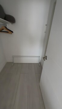 Broken shelf in one of the bedroom closets.