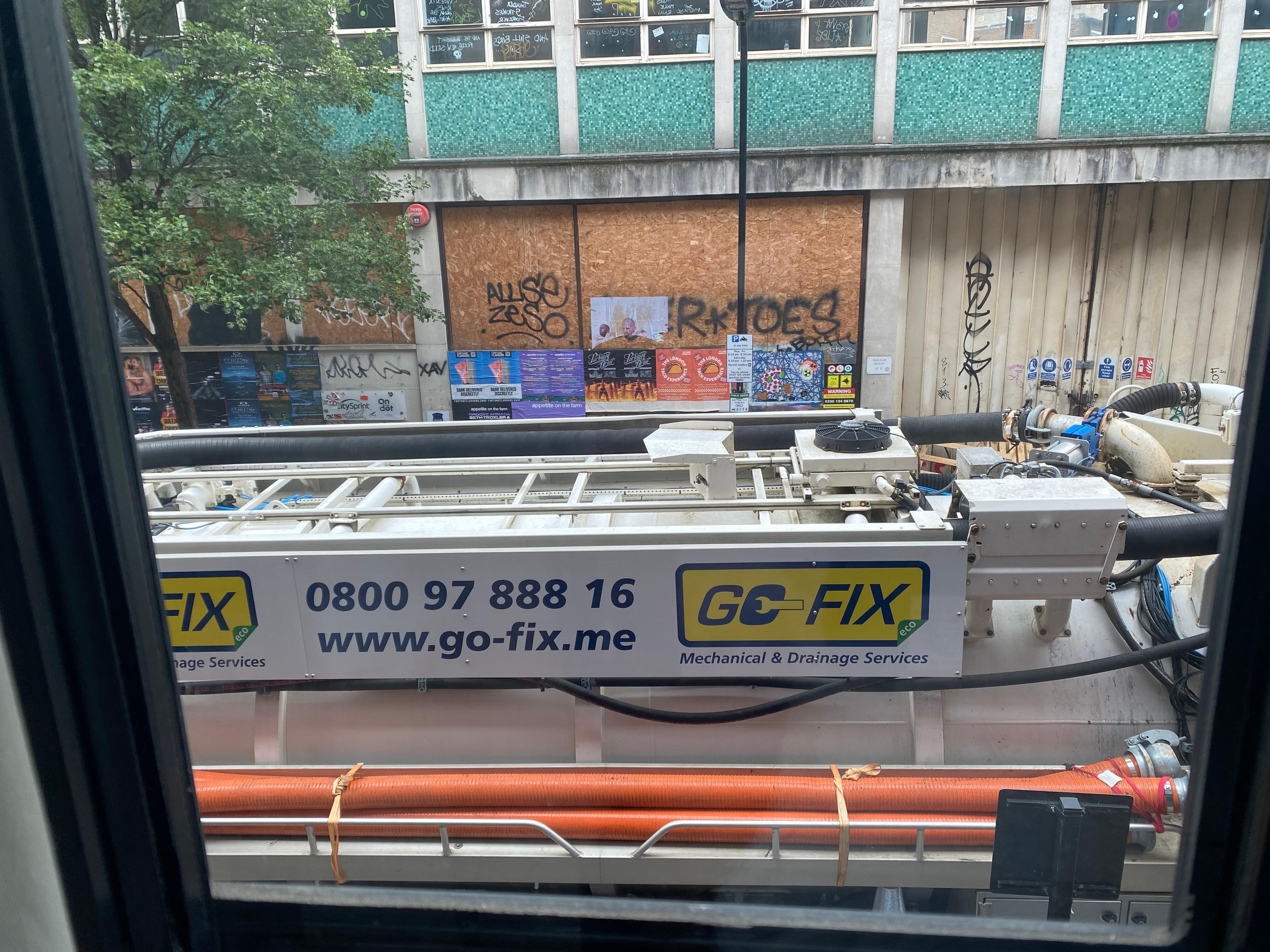 Mange your expectations of the view. It’s Shoreditch
