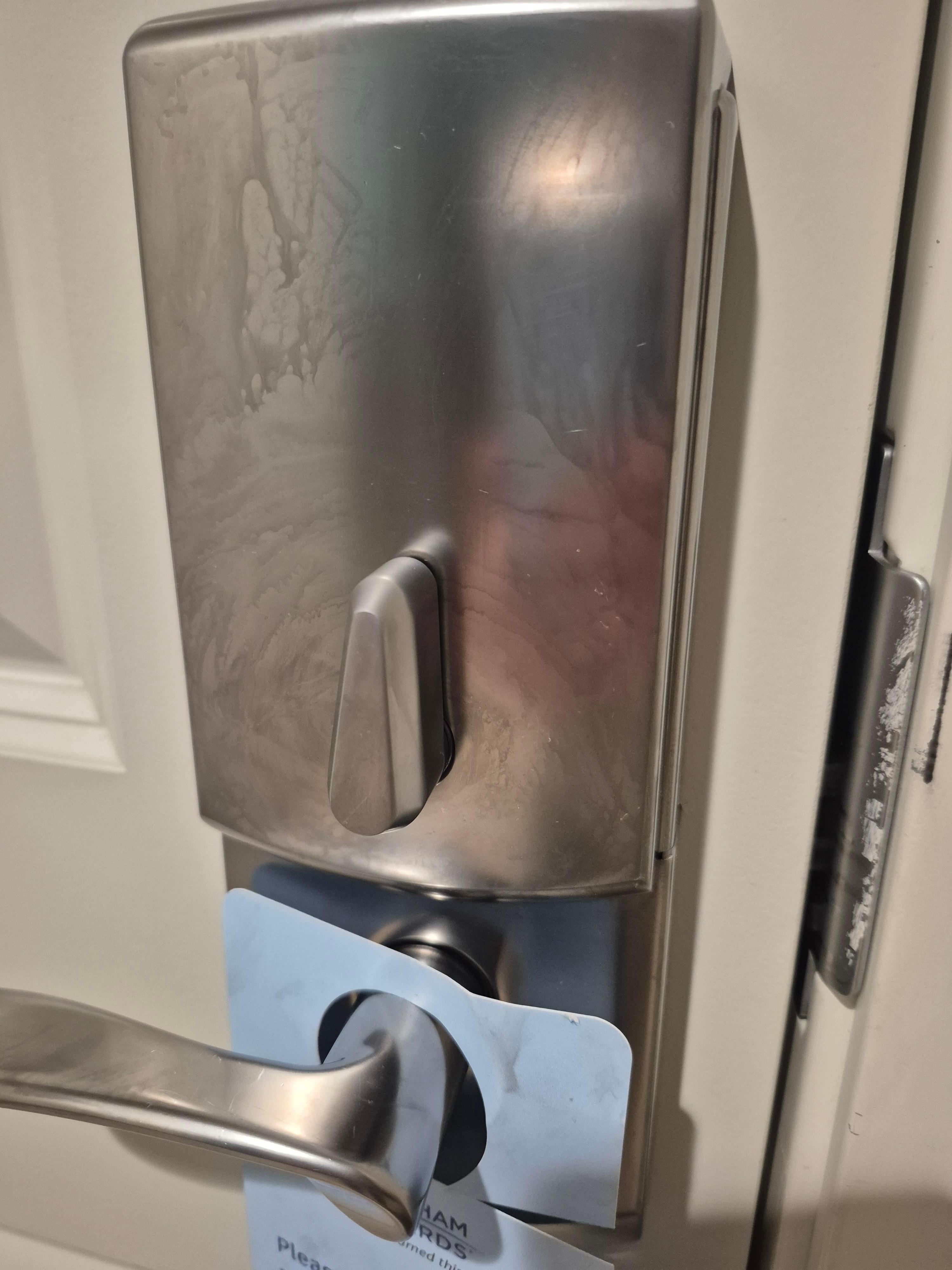 Dirty door latch