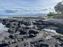 Looking north up the Kohala coast