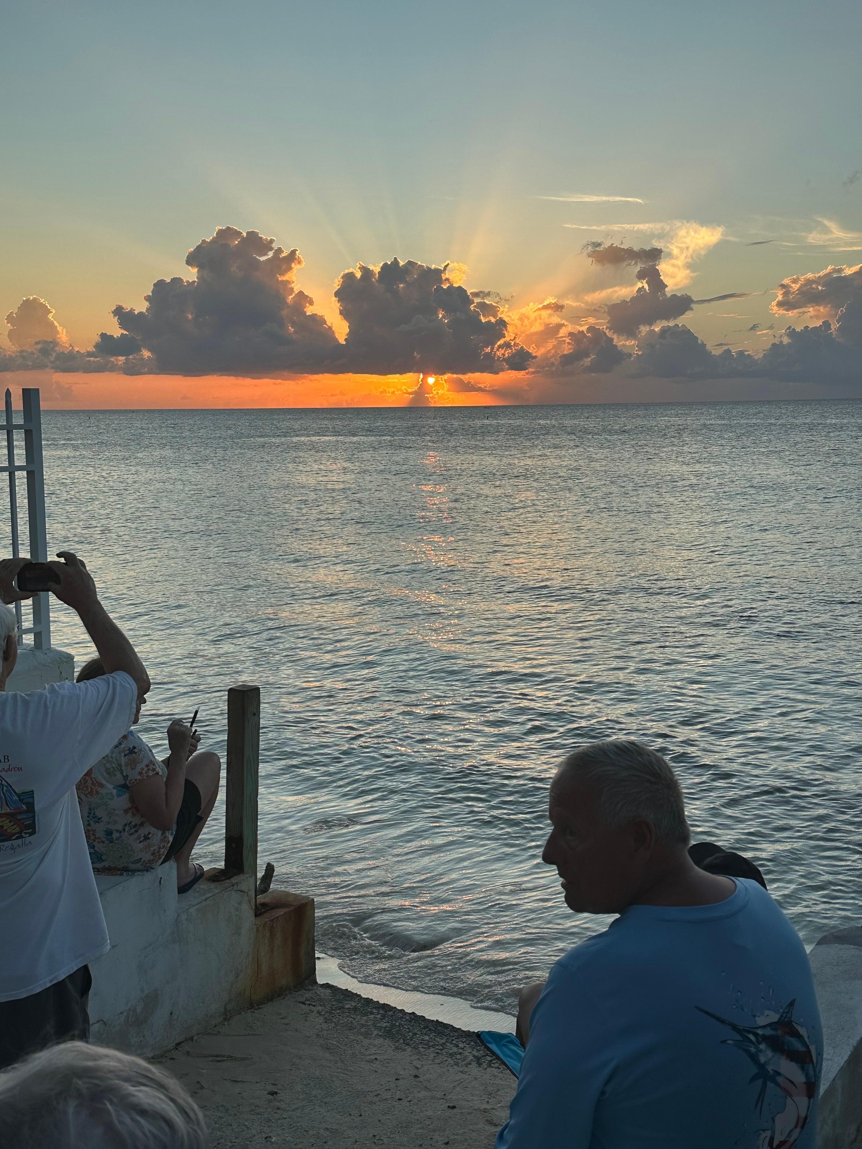 Beautiful sunsets from the resort. 
