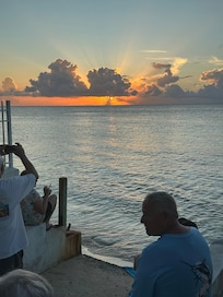 Beautiful sunsets from the resort.