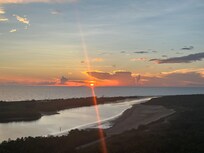 Sunset from the balcony