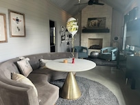 Living room with great views of hills