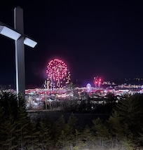 We watched the New Years fireworks over The Island from the condo!