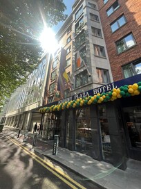 The front of the hotel