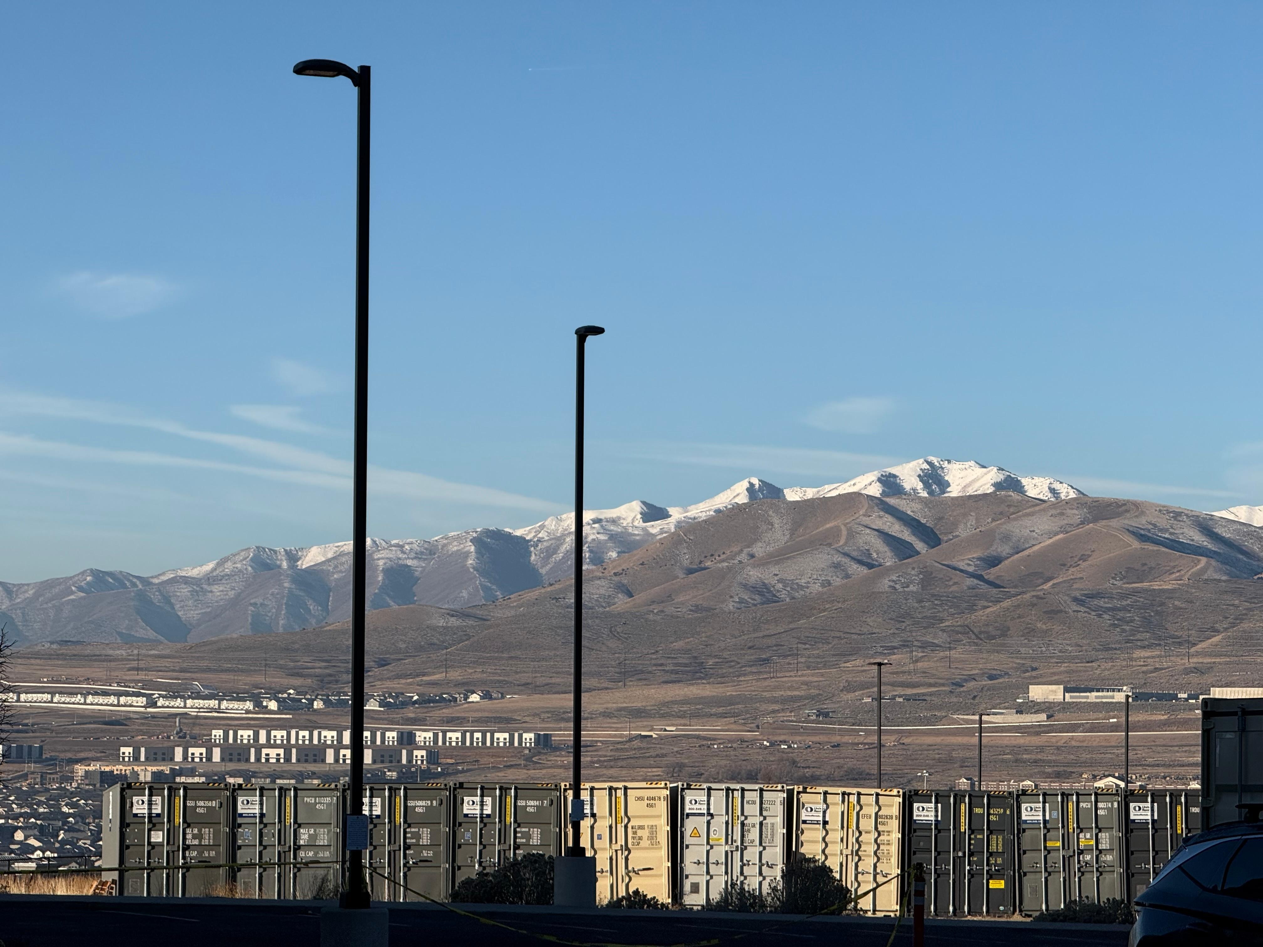 View from the hotel’s front door 