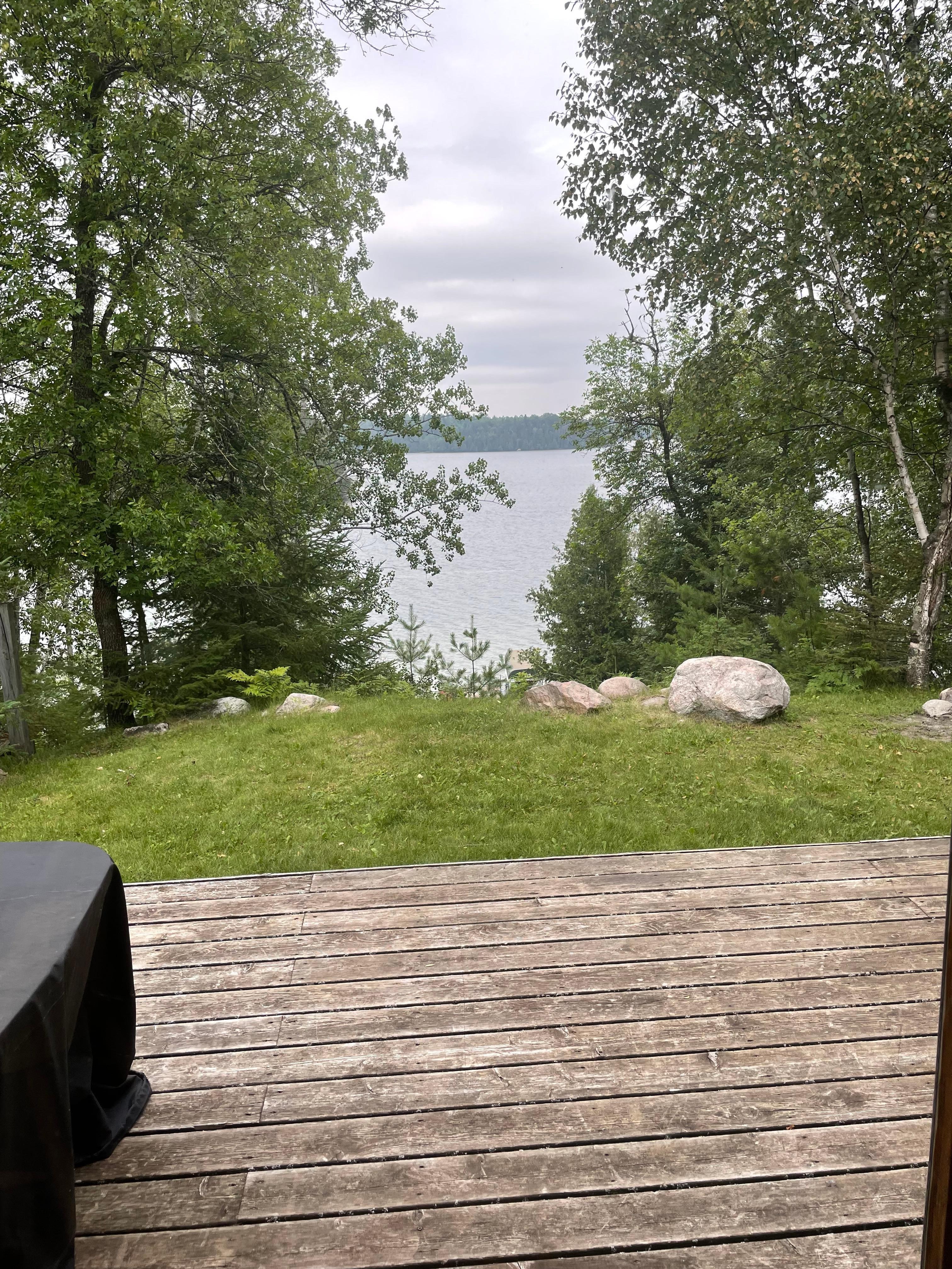 From the cabin