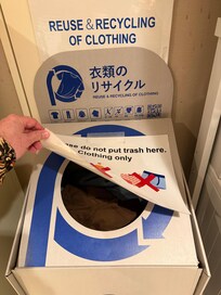 Nice to have an option for clothing leaving behind