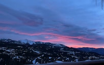 Sunrise from the back