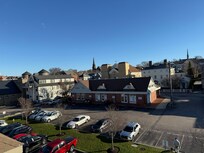 Street view from balcony