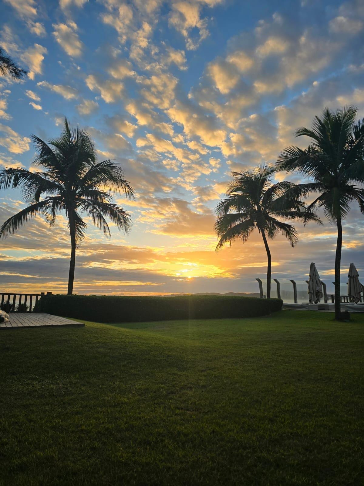 Lindo nascer do sol no Villa Rasa!