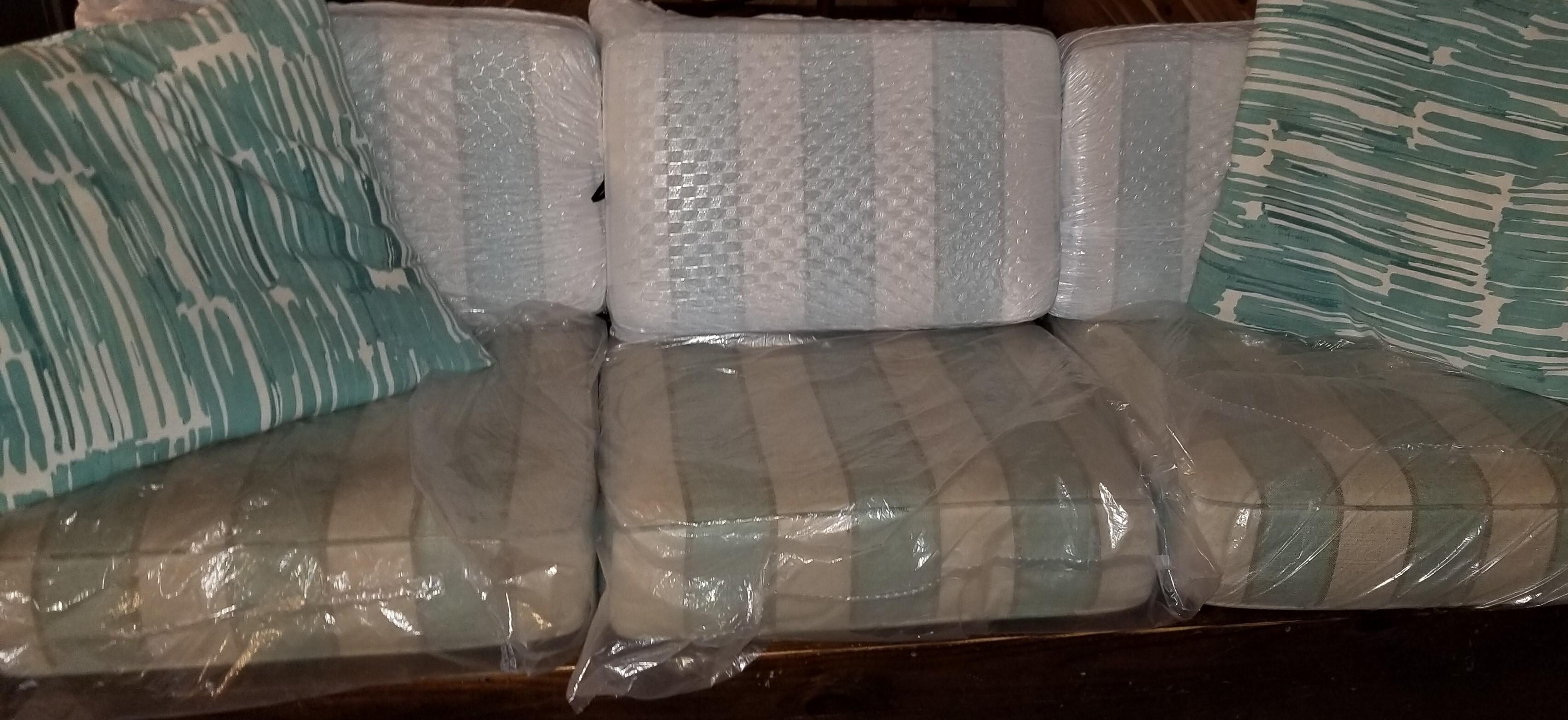 The furniture (all three sofa pieces) were sticky, filthy, and smelled. This is the only place inside to sit as a family. We resorted to covering cushions in garbage bags so we could at least sit.