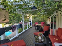 Lots of outdoor deck space