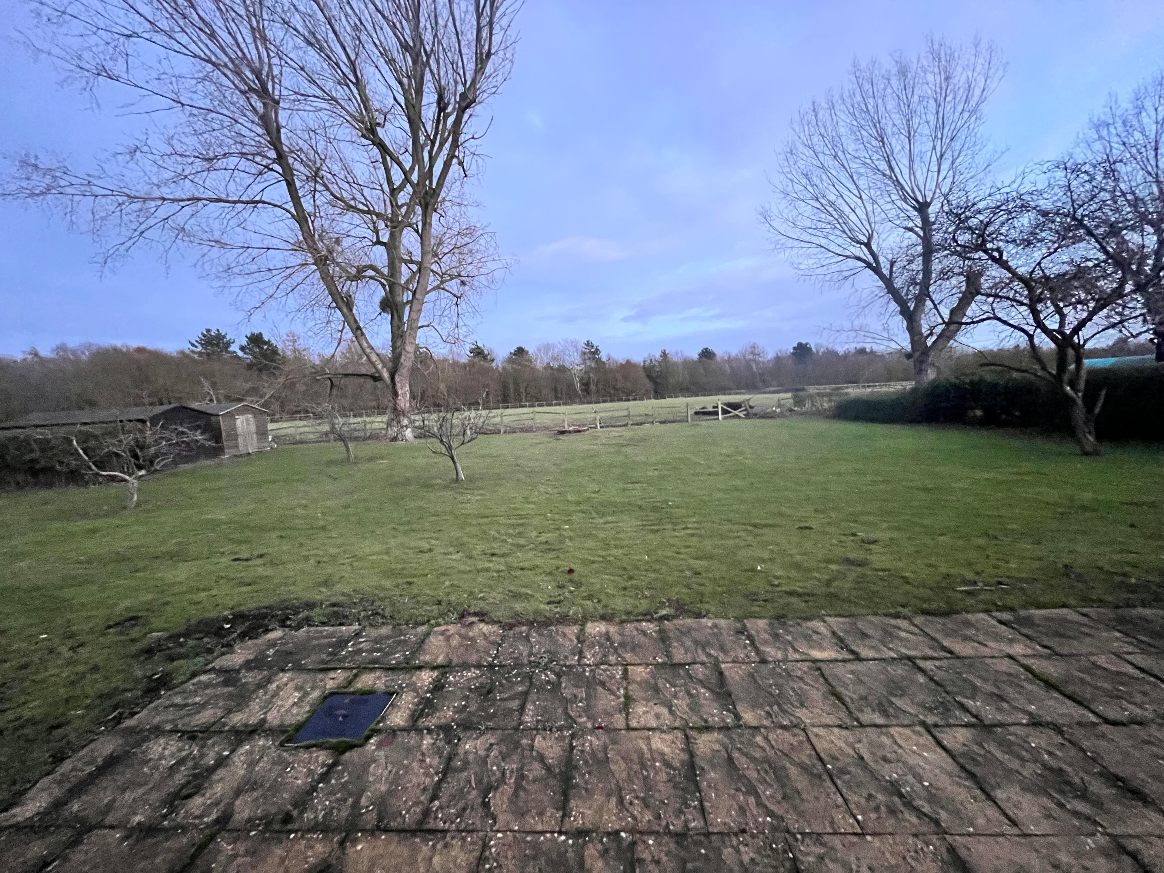 Out the back of our room.