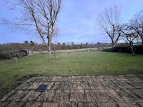 Out the back of our room.