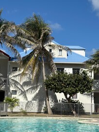 Pool view from the balcony