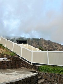 Waianae Mountains from the back patio.