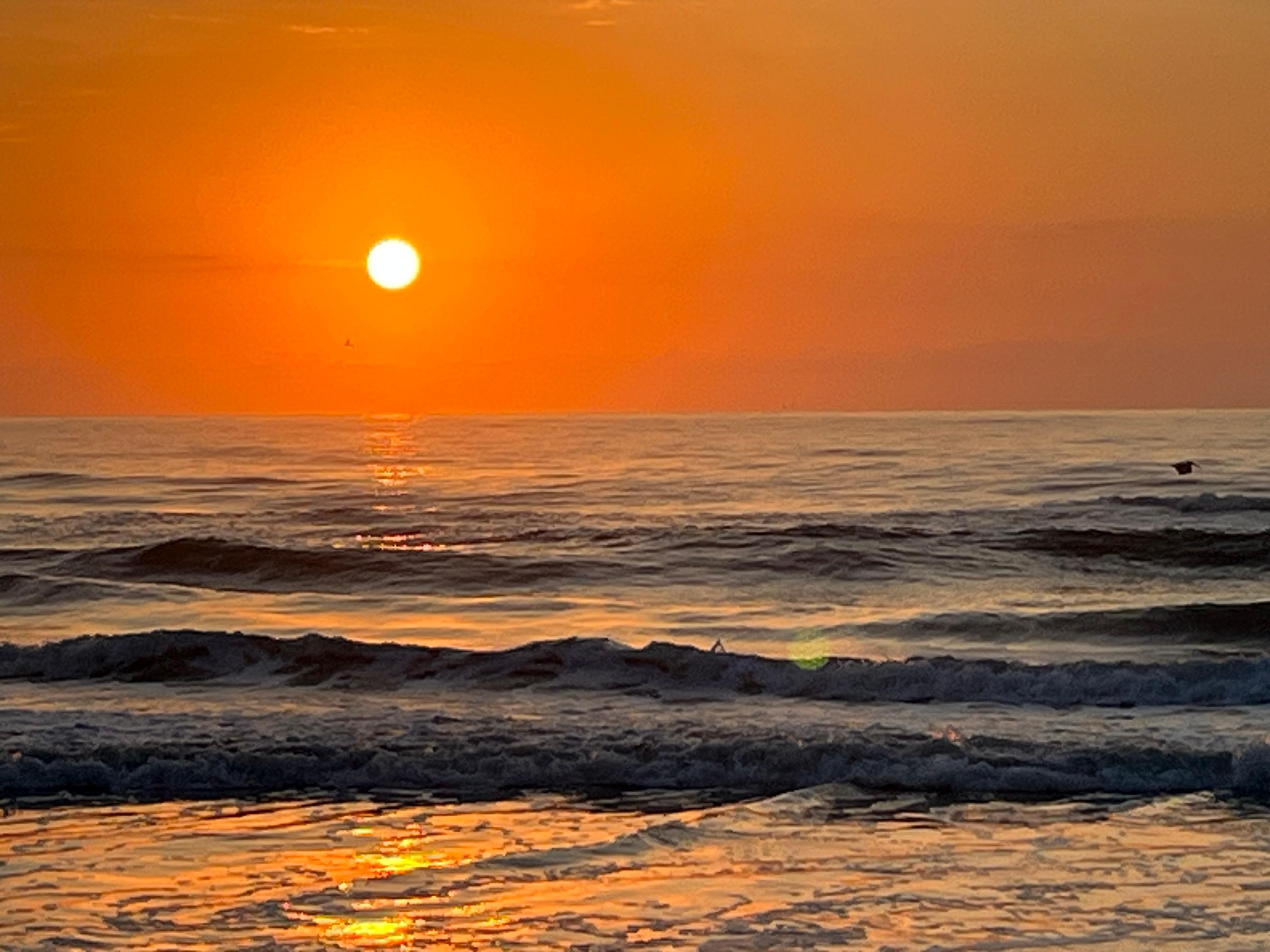Sunrise on the beach!
