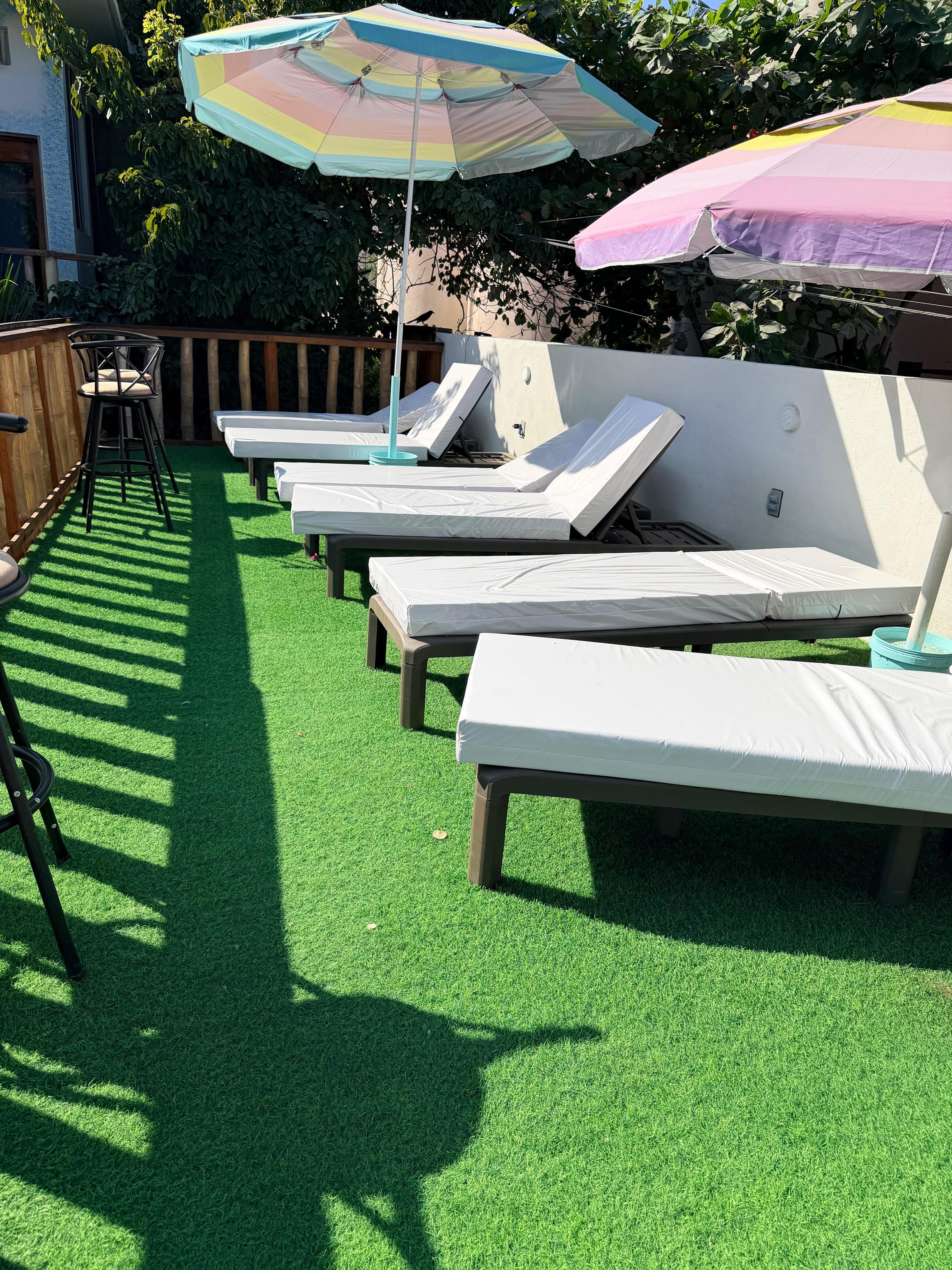 Área de camastros, este se encuentra en el primer piso 