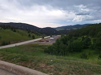 View from the parking.