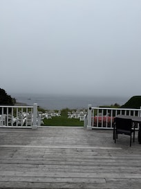View from the Safari room back deck