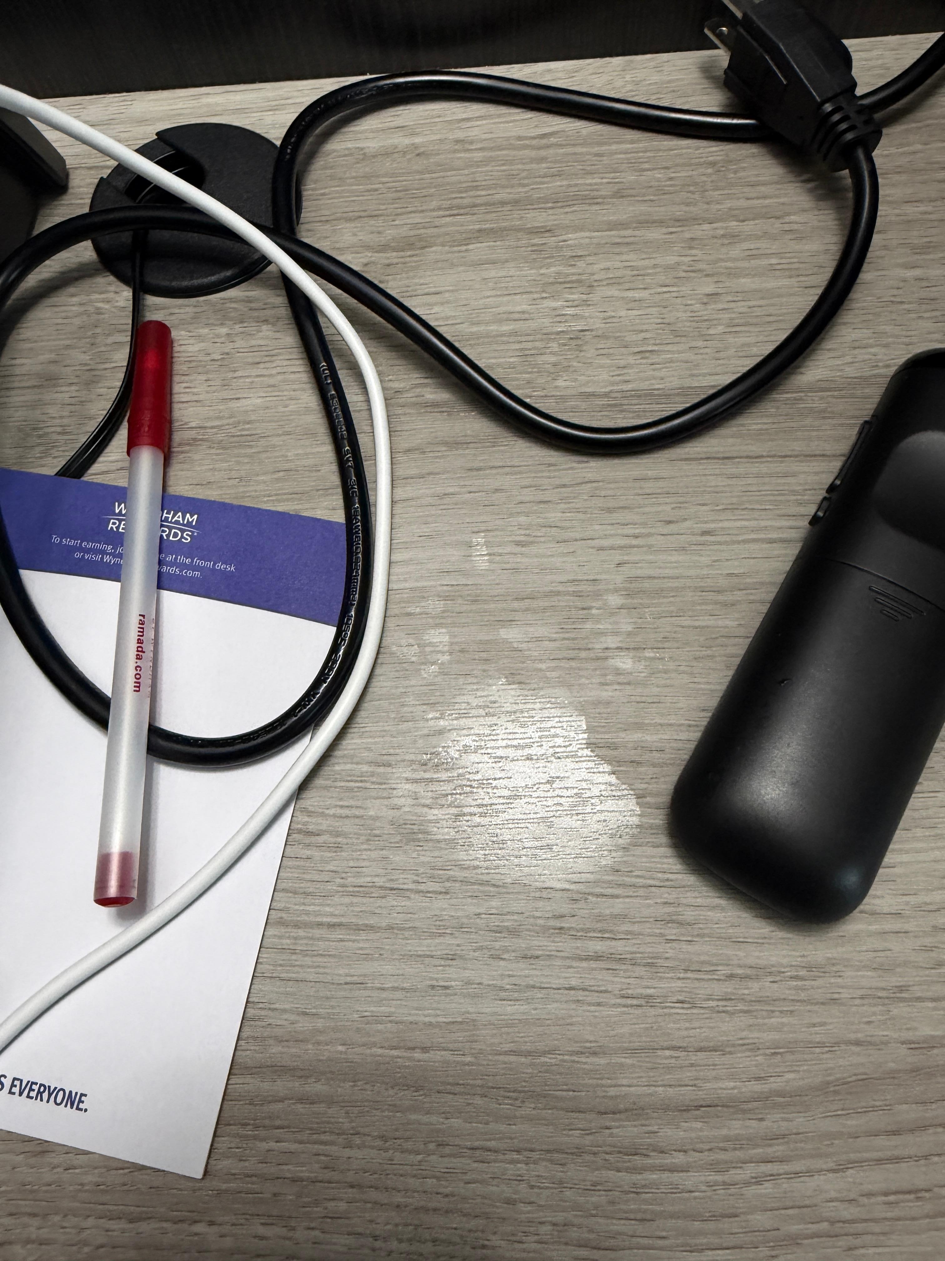 Sticky substance & drink ring