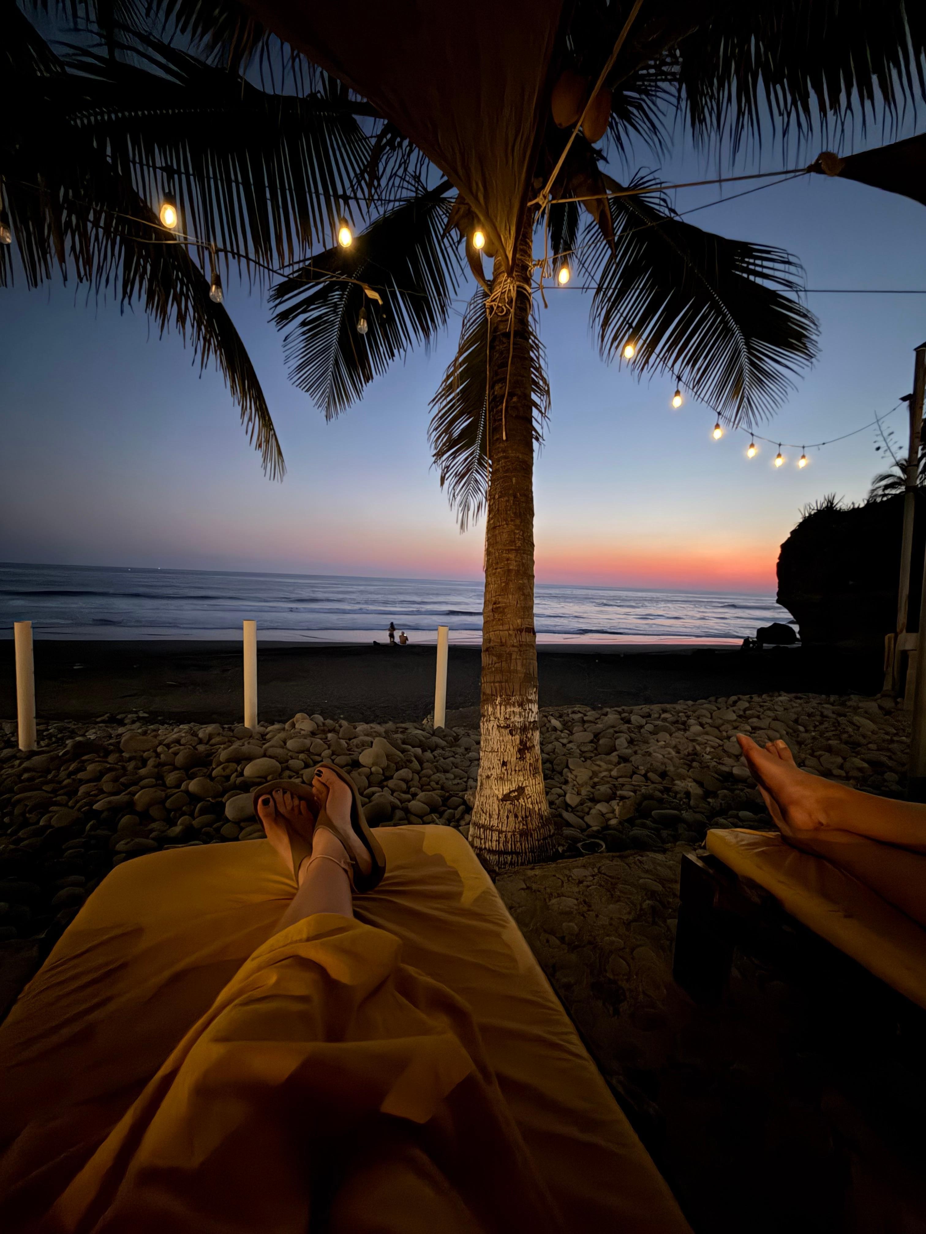 View from the loungers. 