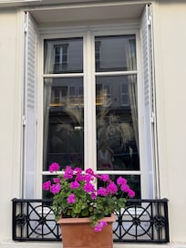 Koselig hotell med fine balkonger