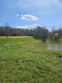 The pond was a cute surprise!