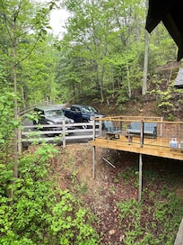 View of side taken from back deck