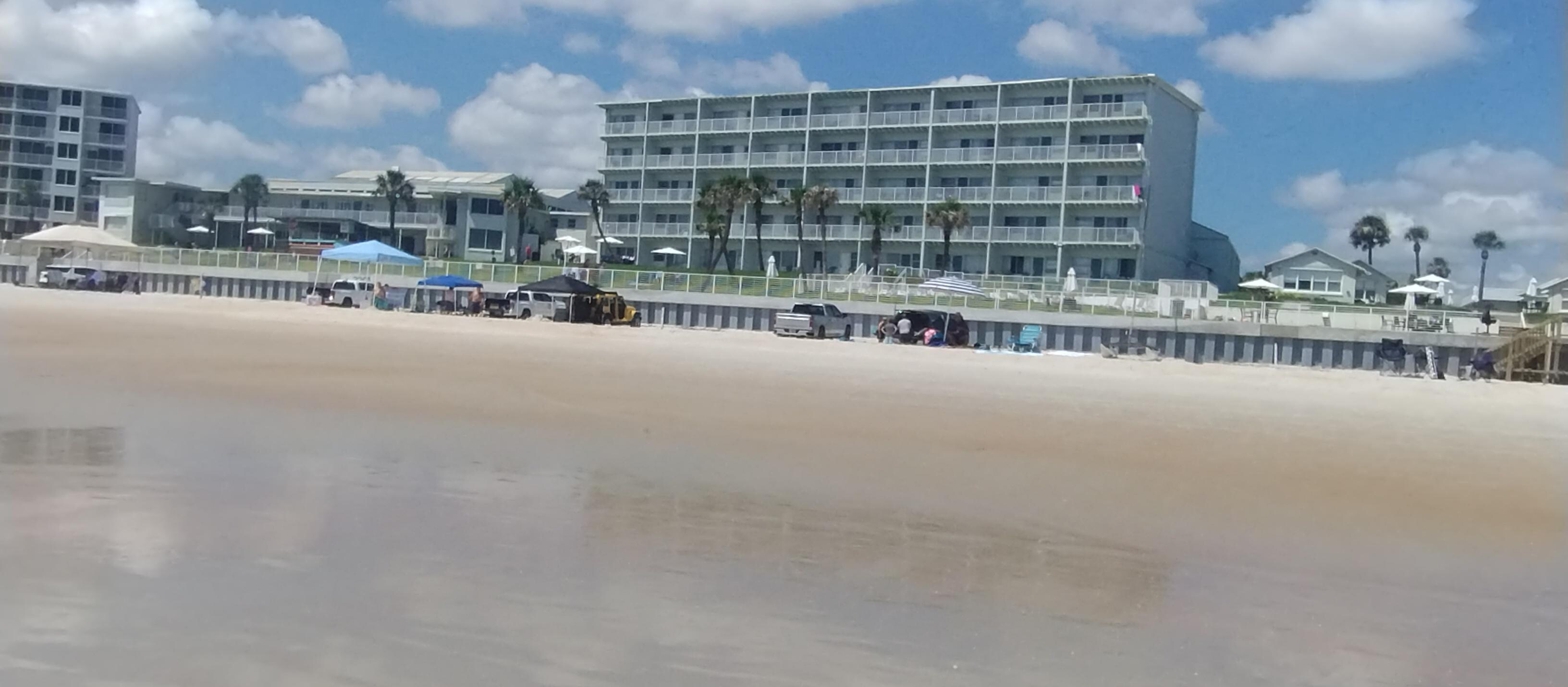 View of property from the beach 