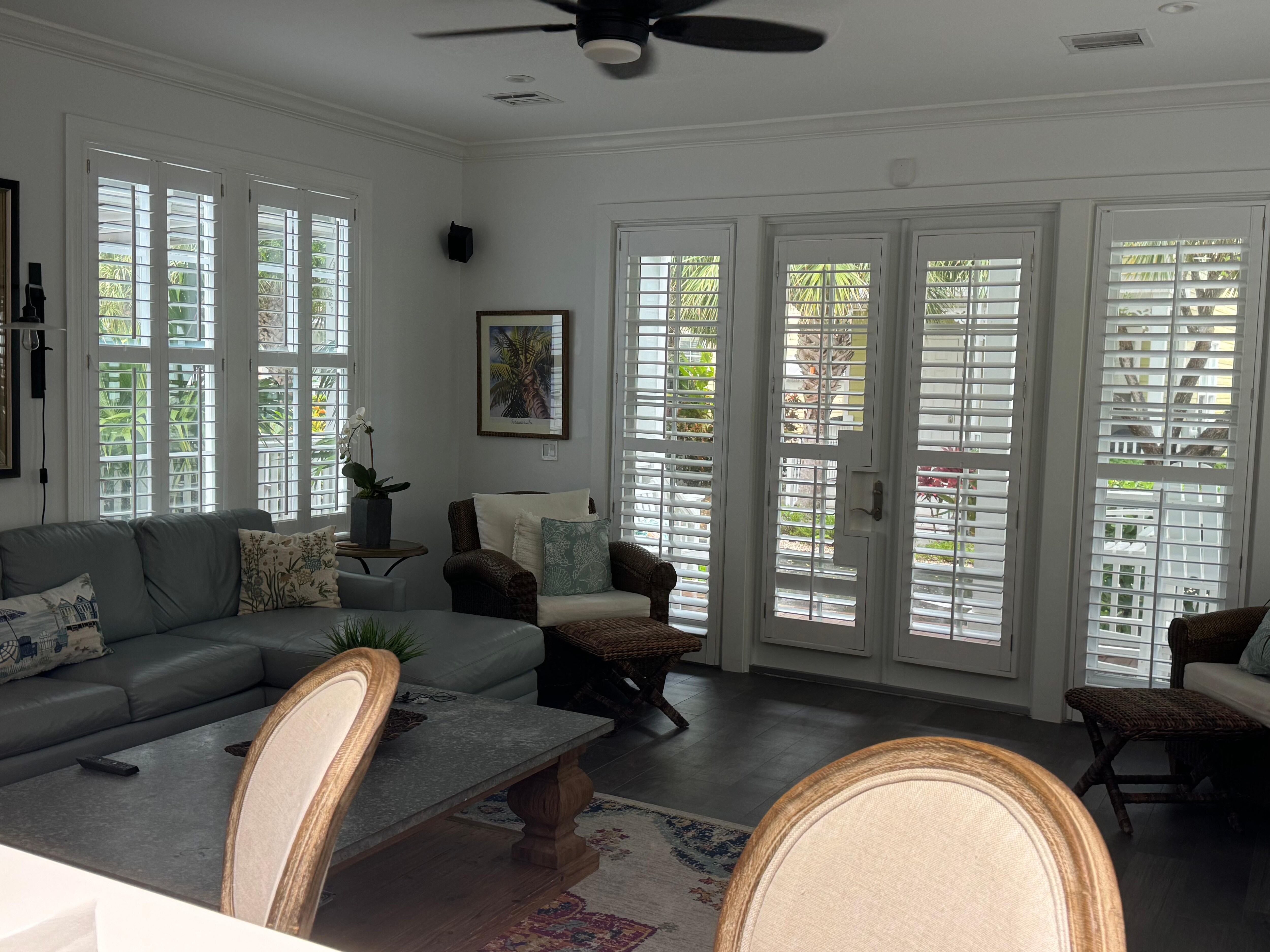 Living room view from the kitchen 