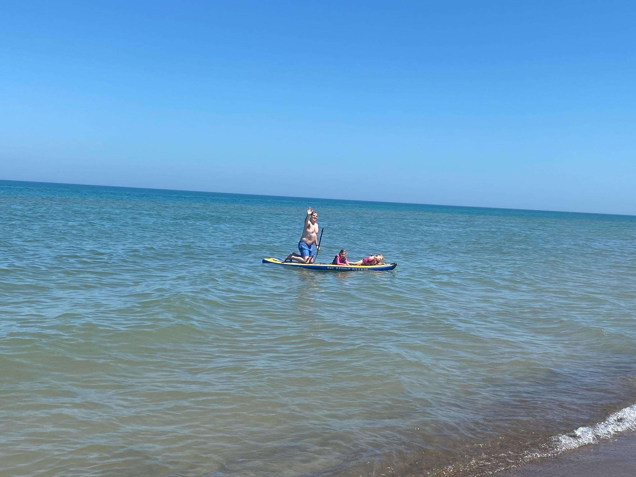 Paddle boarding is a breeze