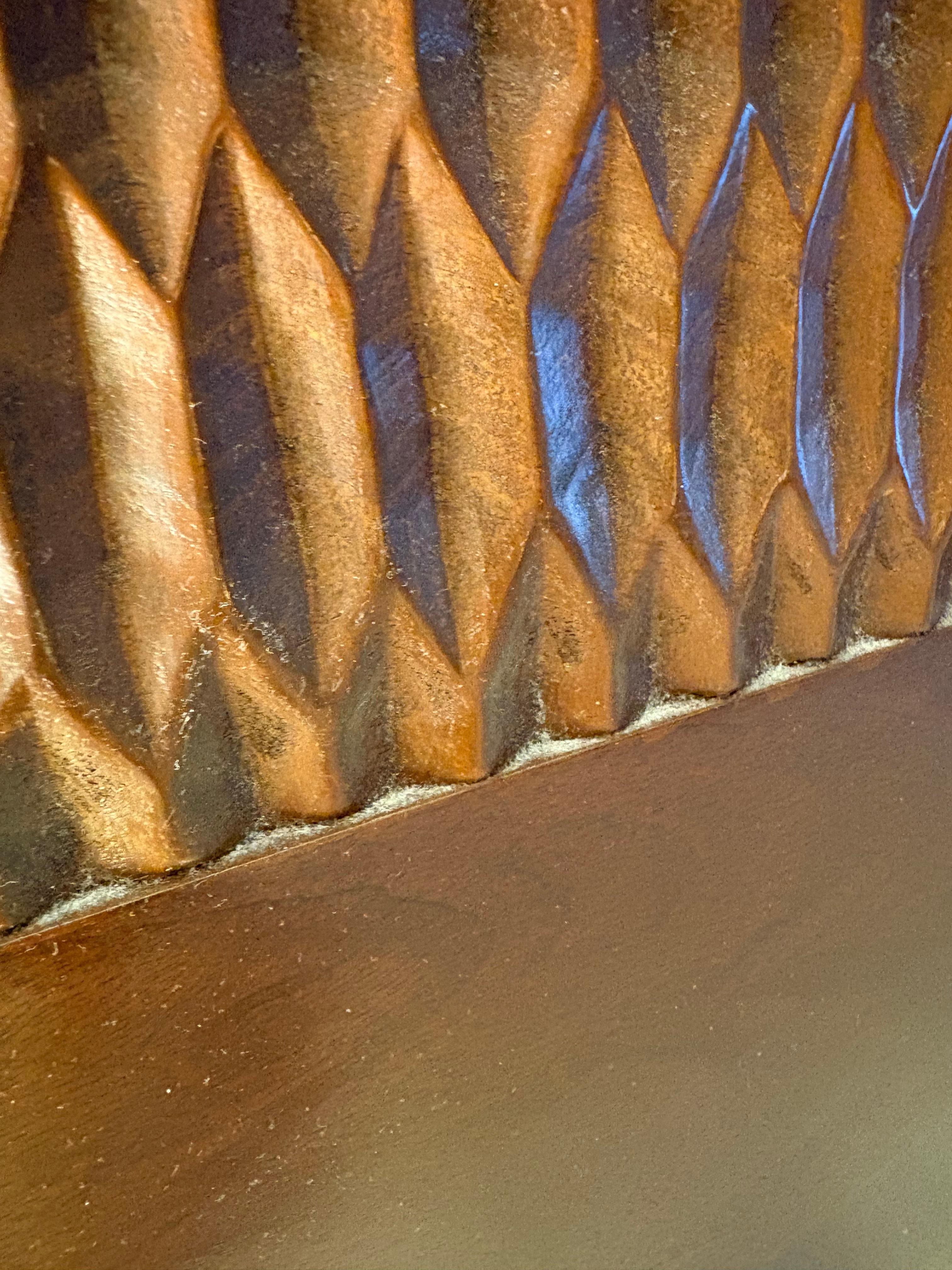 The headboard. Filled with dust as if it hasn’t been cleaned in a while. They didn’t even make an effort to refresh the room before placing me in there