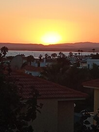 Sunset from balcony