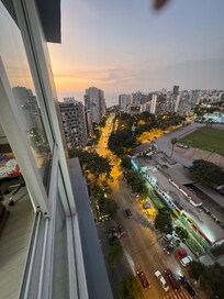 Our view from the 19th floor